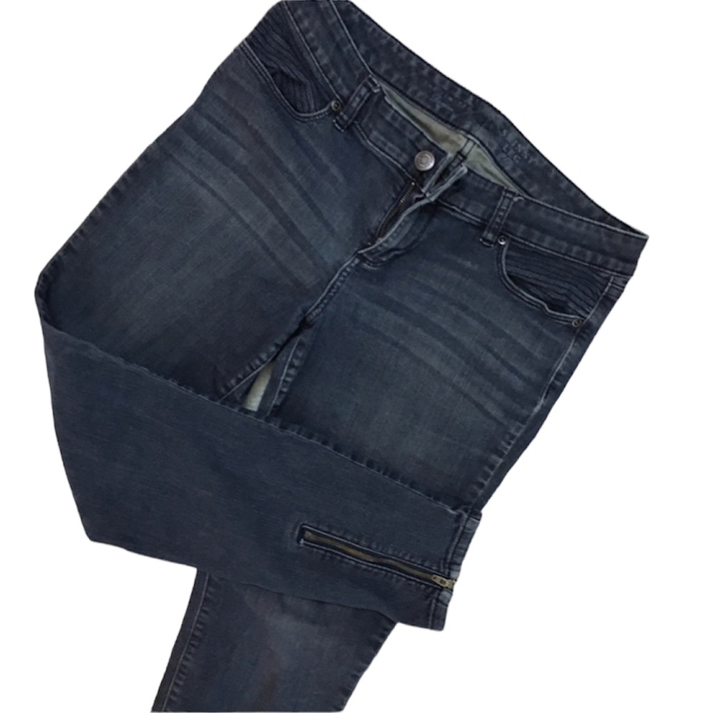 The Limited Skinny Leg 917 99% cotton jeans ankle zipper size 10